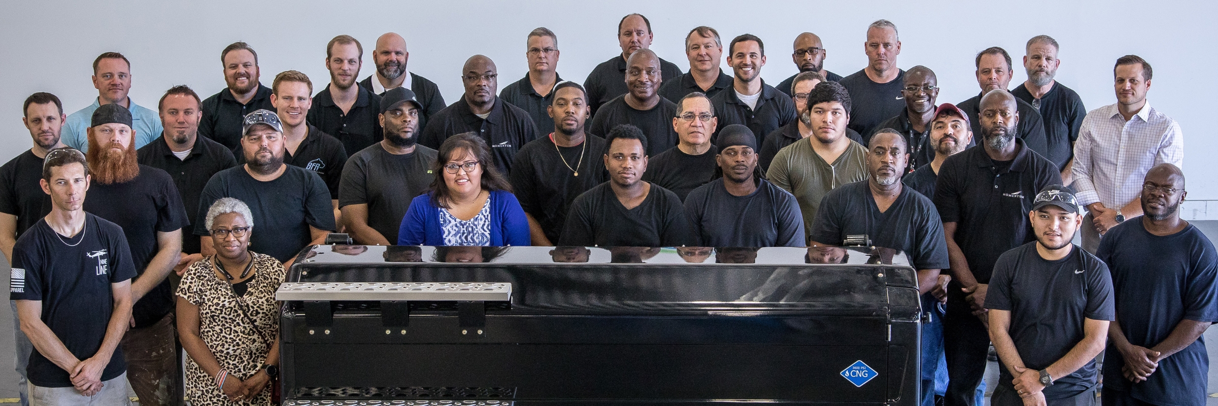 Group of Cummins Clean Fuel Technologies employees